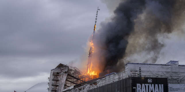 En vidéo : l’ancienne Bourse de Copenhague en feu