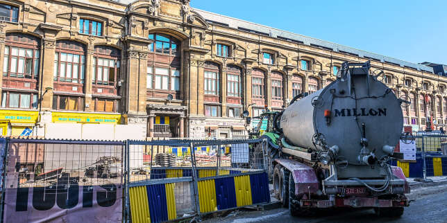 A Bruxelles, le chantier de la ligne 3 du métro s’enlise