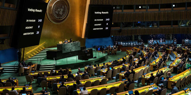 En direct, guerre Israël-Hamas : l’Etat hébreu fustige la résolution symbolique adoptée à l’Assemblée générale de l’ONU en faveur d’une adhésion des Palestiniens