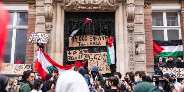 A Lille, des étudiants de l’IEP et de l’ESJ poursuivent la mobilisation en soutien aux Palestiniens